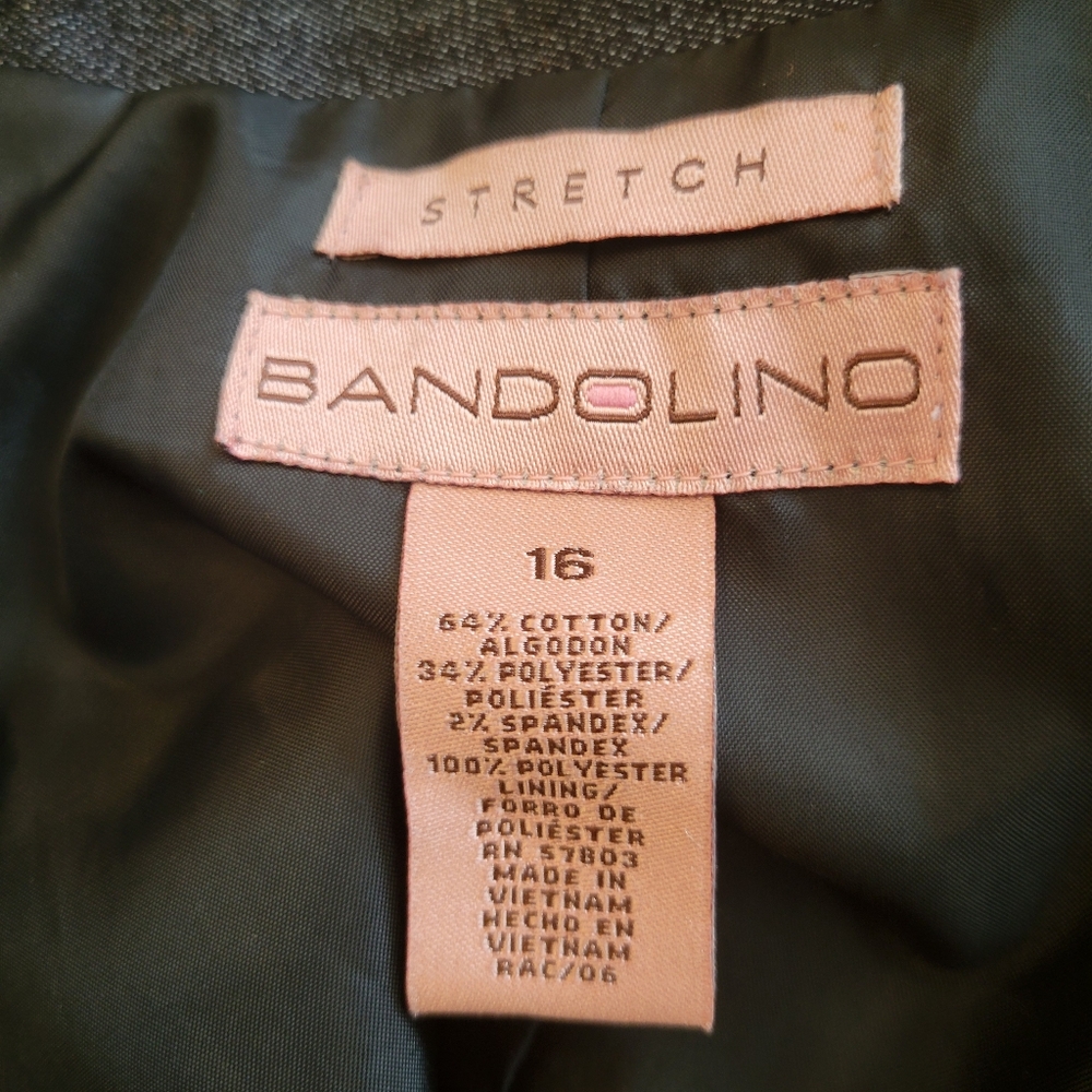 Bandolino Dark Blue Denim Blazer Jacket - Picture 4 of 4